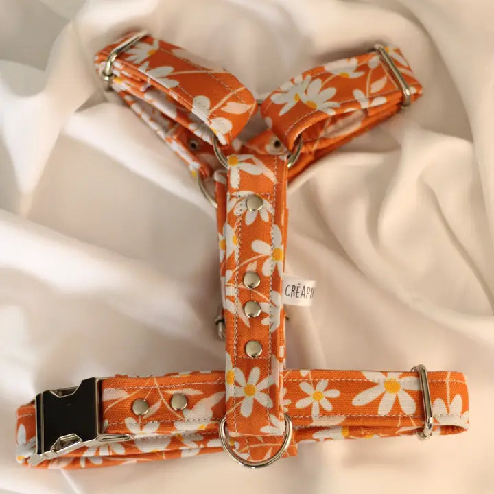 ARNÉS IMEPRMEABLE FLOWERPOWER NARANJA